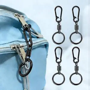 Zipper Clips Anti Theft Double Opening Small Zinc Alloy Carabiner Clips, Europe Travel Safety for Women, Easy to Use Suitable for Crossbody Bag, Backpack & Luggage, 4pack Zipper Clips Anti Theft Double Opening Small Zinc Alloy Carabiner Clips, Europe Travel Safety for Women, Easy to Use Suitable for Crossbody Bag, Backpack & Luggage, 4pack