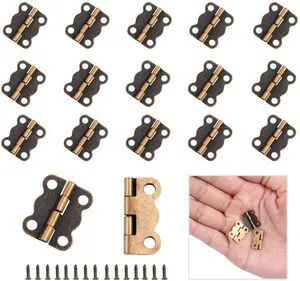 40PCS 0.63 * 0.55 Inch Antique Butterfly Hinges, Red Bronze Design Box Hinges for Wooden Jewelry Box Door Cabinet Bin Wardrobe Suitcase Furniture 40PCS 0.63 * 0.55 Inch Antique Butterfly Hinges, Red Bronze Design Box Hinges for Wooden Jewelry Box Door Cabinet Bin Wardrobe Suitcase Furniture
