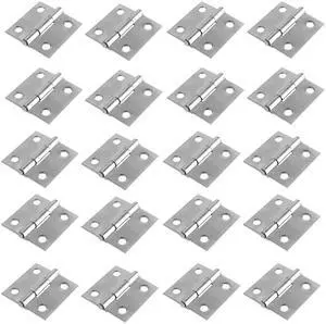 20PCS 1 Inch Folding Butt Hinges, Stainless Steel Cabinet Hinges, Small Door Hinges for Wooden Jewelry Box, Crafts, DIY, Drawer, Dressing Cabinet 20PCS 1 Inch Folding Butt Hinges, Stainless Steel Cabinet Hinges, Small Door Hinges for Wooden Jewelry Box, Crafts, DIY, Drawer, Dressing Cabinet