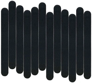 12 Pack Professional Emery Boards - 100/180 Grit Nail File Pack for Acrylic and Natural Nails, Black 12 Pack Professional Emery Boards - 100/180 Grit Nail File Pack for Acrylic and Natural Nails, Black