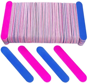 Emery Boards for Nails, 100 Pcs Nail Files for Nature Nails Small Disposable Double Sided Colorful Nail File Bulk for Home Salon Travel Size Mini Manicure Kit for Men Women Kids Wood Emory Pink/Blue Emery Boards for Nails, 100 Pcs Nail Files for Nature Nails Small Disposable Double Sided Colorful Nail File Bulk for Home Salon Travel Size Mini Manicure Kit for Men Women Kids Wood Emory Pink/Blue
