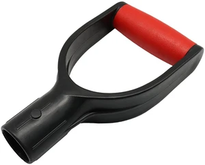 Red-Black,1-1/4" Polypropylene Handle | Plastic Spade Shovel with D-Grip,For Digging, For Raking, Snow Shovel Replacement Red-Black,1-1/4" Polypropylene Handle | Plastic Spade Shovel with D-Grip,For Digging, For Raking, Snow Shovel Replacement
