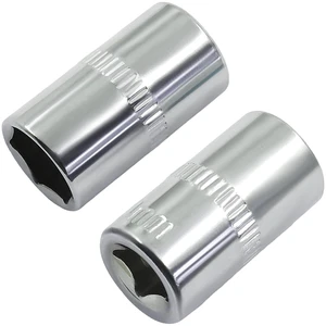 2 Pcs 1/4 Drive 10mm Shallow Socket, Cr-V Steel | 6-Point High Torque Grip, Mirror Polish Chrome Finish, For Auto Repair Construction DIY 2 Pcs 1/4 Drive 10mm Shallow Socket, Cr-V Steel | 6-Point High Torque Grip, Mirror Polish Chrome Finish, For Auto Repair Construction DIY