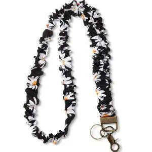 Scrunchie Lanyards for ID Badges Keys, Garden Party | Teacher Gift Lanyards Cute Stretchy Retractable Keychain Holder for Nurse Women Scrunchie Lanyards for ID Badges Keys, Garden Party | Teacher Gift Lanyards Cute Stretchy Retractable Keychain Holder for Nurse Women
