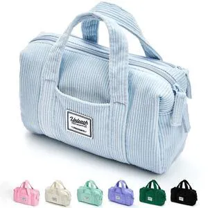 Pencil Case Pouch, Corduroy Style Bag for Kids, Girls & Boys | 1800ml Big Capacity, Cute Preppy Aesthetic, Back to College Stationery, Coal Black Pencil Case Pouch, Corduroy Style Bag for Kids, Girls & Boys | 1800ml Big Capacity, Cute Preppy Aesthetic, Back to College Stationery, Coal Black