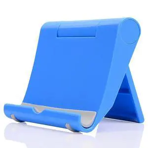 Cell Phone Stand, Desktop Holder for Smartphones, Phones & Tablets (Blue) Cell Phone Stand, Desktop Holder for Smartphones, Phones & Tablets (Blue)