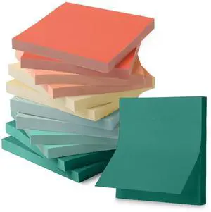 Sticky Notes, 3"x3", 12 Pads, 600 Sheets, New Vintage Color | Sticky Notes Bulk, Self-Stick Note Pads, Perfect for Office, School, Home, Study & Organization Sticky Notes, 3"x3", 12 Pads, 600 Sheets, New Vintage Color | Sticky Notes Bulk, Self-Stick Note Pads, Perfect for Office, School, Home, Study & Organization