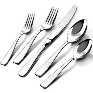 18/10 Silverware Set for 8, 40 Piece Stainless Steel Flatware Set Cutlery | Rust Proof Mirror Polished knives Forks Spoons Utensils, Dishwasher Safe for Dinner Home Kitchen,Wedding Party 18/10 Silverware Set for 8, 40 Piece Stainless Steel Flatware Set Cutlery | Rust Proof Mirror Polished knives Forks Spoons Utensils, Dishwasher Safe for Dinner Home Kitchen,Wedding Party