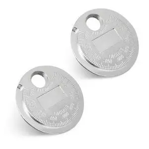 DXNQ 2 PCS Spark Plug Measuring Tool, Zinc Alloy Measuring Wire Spark Plug Gap Gauge Tool Scaled from 0.020" to 0.100", Portable Spark Plug Adjustment Tool, Gap Measuring Tool Car Accessories DXNQ 2 PCS Spark Plug Measuring Tool, Zinc Alloy Measuring Wire Spark Plug Gap Gauge Tool Scaled from 0.020" to 0.100", Portable Spark Plug Adjustment Tool, Gap Measuring Tool Car Accessories