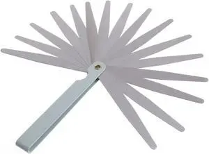 1Pc 0.02 to 1mm 17 Thickness for Metric Filler Feeler Gauge Measure to for Guitar, Spark Plug, Piston Measure Gauges 1Pc 0.02 to 1mm 17 Thickness for Metric Filler Feeler Gauge Measure to for Guitar, Spark Plug, Piston Measure Gauges