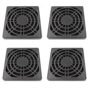 Adyoney 4 Pcs 70mm Black Square Plastic Cooling Fan Filter Cover | Dust Screen for Filter Fan Chassis, for PC Computer Case, server Case, Mesh Design for Effective Dust Protection Adyoney 4 Pcs 70mm Black Square Plastic Cooling Fan Filter Cover | Dust Screen for Filter Fan Chassis, for PC Computer Case, server Case, Mesh Design for Effective Dust Protection
