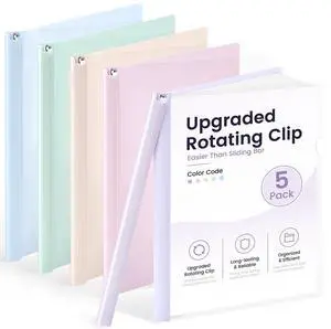 Report Covers with Rotating Bar, Muted Presentation Folders Binder | Resume Portfolio Folder for A4 & Letter Size Paper, Clear Cover Report Folders Book, File Folders for School Business, 5 Pcs Report Covers with Rotating Bar, Muted Presentation Folders Binder | Resume Portfolio Folder for A4 & Letter Size Paper, Clear Cover Report Folders Book, File Folders for School Business, 5 Pcs