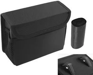 Upgraded Magnetic Car Trash Can with Lid & Mesh Pocket & 30PCS Garbage Bag | Mini Hanging Car Trash Bin,Collapsible Cars Garbage Can as Cars Storage Organizer for Most Auto Upgraded Magnetic Car Trash Can with Lid & Mesh Pocket & 30PCS Garbage Bag | Mini Hanging Car Trash Bin,Collapsible Cars Garbage Can as Cars Storage Organizer for Most Auto