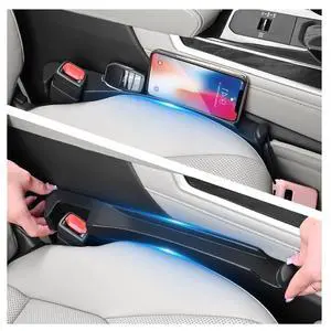 Turcee 2PCS Car Seat Gap Filler Organizer with Storage Slot & Hook,Car Seat Gap Filler Strip for Filling Gaps,Universal & Double-Sided Use Cars Seats Gaps Plug Cars Interior Accessories Turcee 2PCS Car Seat Gap Filler Organizer with Storage Slot & Hook,Car Seat Gap Filler Strip for Filling Gaps,Universal & Double-Sided Use Cars Seats Gaps Plug Cars Interior Accessories