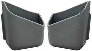 YoRise 2PCS Car Seat Side Pocket Organizer, A-Pillar Sunglass Holder, Stick-On Small Item Automotive Storage Box, Car Seat Gap Filler Organizer for Card, Cigarette, Phone, Registration (Gray) YoRise 2PCS Car Seat Side Pocket Organizer, A-Pillar Sunglass Holder, Stick-On Small Item Automotive Storage Box, Car Seat Gap Filler Organizer for Card, Cigarette, Phone, Registration (Gray)