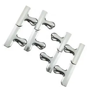 Hiiooweiyi 8 Pack Stainless Steel Food Sealing Clips, Heavy Duty Metal Bag Clips for Food Storage, Air Tight Seal Chip for Snack, Coffee, Bread, Kitchen Organization & Office Use(Silver) Hiiooweiyi 8 Pack Stainless Steel Food Sealing Clips, Heavy Duty Metal Bag Clips for Food Storage, Air Tight Seal Chip for Snack, Coffee, Bread, Kitchen Organization & Office Use(Silver)
