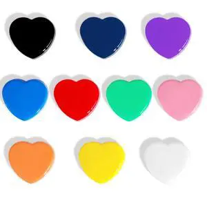 ZDZBLX Fridge Magnets, 10 Pack Strong Refrigerator Magnets Small Heart Shape, Cute Decorative Magnets for Whiteboard Locker Office School Classroom Home, Heavy Duty Multi-Color Mini Magnet (10 Colors) ZDZBLX Fridge Magnets, 10 Pack Strong Refrigerator Magnets Small Heart Shape, Cute Decorative Magnets for Whiteboard Locker Office School Classroom Home, Heavy Duty Multi-Color Mini Magnet (10 Colors)