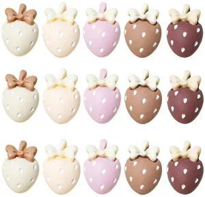 YOJO 15Pcs Strong Fridge Magnets, Cute Strawberry Shaped Decorative Magnets, Colorful Refrigerator Magnets for Locker, Cabinet, White Board, Kitchen, Office, Classroom YOJO 15Pcs Strong Fridge Magnets, Cute Strawberry Shaped Decorative Magnets, Colorful Refrigerator Magnets for Locker, Cabinet, White Board, Kitchen, Office, Classroom