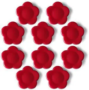 PYJLBX 10 Pack Heavy Duty Fridge Magnets - Small Strong Refrigerator Magnets for Whiteboard, Kitchen, Office, Classroom - Decorative Cute Mini Sunflower Petal Magnets for Maps, Lockers, Crafts (Red) PYJLBX 10 Pack Heavy Duty Fridge Magnets - Small Strong Refrigerator Magnets for Whiteboard, Kitchen, Office, Classroom - Decorative Cute Mini Sunflower Petal Magnets for Maps, Lockers, Crafts (Red)