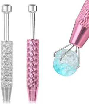 2 Pcs Piercing Ball Grabber Tool, Piercing Changing Tools 4-Claw Pick Up Piercing Ball Holder, Gem Tweezers Piercing Jewelry for Jewelry Craft Small Parts Pickup(Silver+Pink) 2 Pcs Piercing Ball Grabber Tool, Piercing Changing Tools 4-Claw Pick Up Piercing Ball Holder, Gem Tweezers Piercing Jewelry for Jewelry Craft Small Parts Pickup(Silver+Pink)