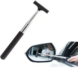 Side Mirror Squeegee,Retractable Car Rearview Mirror Wiper with Handle | Portable Car Mirror Squeegee for Rainy Foggy Weather,Universal Car Accessories Side Mirror Squeegee,Retractable Car Rearview Mirror Wiper with Handle | Portable Car Mirror Squeegee for Rainy Foggy Weather,Universal Car Accessories