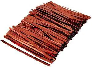 GAADSKCER 400 Pcs Metal Twist Ties 4 Inches Twist Straps for Bread Bags Candy Bags Snack Bags Halloween Party Cake Favor (Red) GAADSKCER 400 Pcs Metal Twist Ties 4 Inches Twist Straps for Bread Bags Candy Bags Snack Bags Halloween Party Cake Favor (Red)