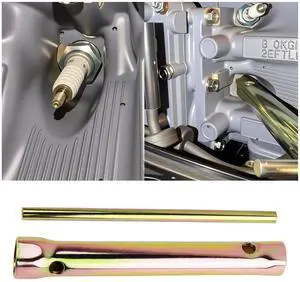 Purthog Double Ended 16-18mm Spark Plug Wrench,Sturdy 5/8 Spark Plug Socket with Labor-Saving Lever,Professional Motorcycle Sparks Plugs Tool Spanner to Disassemble Sparks Plugs Purthog Double Ended 16-18mm Spark Plug Wrench,Sturdy 5/8 Spark Plug Socket with Labor-Saving Lever,Professional Motorcycle Sparks Plugs Tool Spanner to Disassemble Sparks Plugs