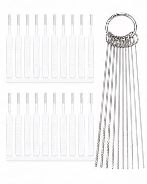 30 Pcs Shower Head Cleaning Brush Set Cleaner Picks - Small Hole Nozzle Unclogger, Anti-Clogging Shower Head Cleaner with Storage Boxes 30 Pcs Shower Head Cleaning Brush Set Cleaner Picks - Small Hole Nozzle Unclogger, Anti-Clogging Shower Head Cleaner with Storage Boxes