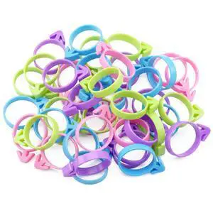 4 Color Reusable Silicone Pastry Bag Ties, 40 PCS Piping Bag Ties | Decoration Icing Bags Tie, Cake and Pastry Supplies, Bags Holder Clips, for Cupcakes Cookies, Pastrys Seal, Purple, Pink 4 Color Reusable Silicone Pastry Bag Ties, 40 PCS Piping Bag Ties | Decoration Icing Bags Tie, Cake and Pastry Supplies, Bags Holder Clips, for Cupcakes Cookies, Pastrys Seal, Purple, Pink