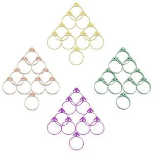 40Pcs Bag Clips Reusable Silicone Pastry Bag Ties, 4-Color Icing Bag Clips for Cookies/Cupcakes/Pastry, Sealing Baking Supplies (Piping Bag Holder) 40Pcs Bag Clips Reusable Silicone Pastry Bag Ties, 4-Color Icing Bag Clips for Cookies/Cupcakes/Pastry, Sealing Baking Supplies (Piping Bag Holder)