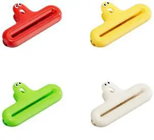 4 Pack Bag Clips, Food Clips, Chip Bag Clips Plastic Heavy Duty Seal Grip Stainless Steel Bag Clips, Assorted Color, Heavy Duty Air Tight Seal for Kitchen, Office 4 Pack Bag Clips, Food Clips, Chip Bag Clips Plastic Heavy Duty Seal Grip Stainless Steel Bag Clips, Assorted Color, Heavy Duty Air Tight Seal for Kitchen, Office