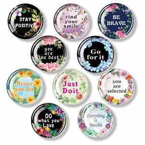 10 Inspirational Circular Letter Refrigerator Magnetic Inspirational Glass Refrigerator Magnet Storage Cabinet Decoration Quotation Kitchen Magnet Definitely Decorative Accessories 10 Inspirational Circular Letter Refrigerator Magnetic Inspirational Glass Refrigerator Magnet Storage Cabinet Decoration Quotation Kitchen Magnet Definitely Decorative Accessories