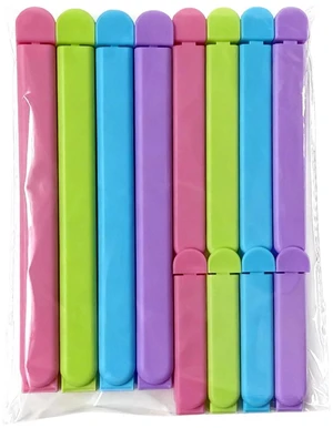 Aissmmeio12Pcs Plastic Chip,Food Grade Bag Sealer Clips for Snacks,Airtight Seal to Keep Food Fresh,Curved Design Sealing Bag Clips for Food,Kitchen and Multi Purpose Kitchen Organizer(Colors) Aissmmeio12Pcs Plastic Chip,Food Grade Bag Sealer Clips for Snacks,Airtight Seal to Keep Food Fresh,Curved Design Sealing Bag Clips for Food,Kitchen and Multi Purpose Kitchen Organizer(Colors)
