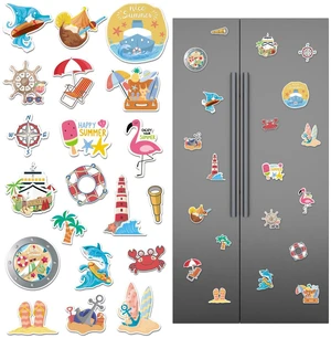 Glodecart 20PCS Summer Cruise Refrigerator Magnets for Office Home Decor, Holiday Beach Surfing Fridge Magnetic Stickers for Classroom Car Magnetic Sticker for Brithday Party Supplies Decoration Glodecart 20PCS Summer Cruise Refrigerator Magnets for Office Home Decor, Holiday Beach Surfing Fridge Magnetic Stickers for Classroom Car Magnetic Sticker for Brithday Party Supplies Decoration