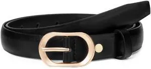 XILTAEN Women's Leather Belt for Jeans Pants with Fashion Gold Buckle Casual Ladies Waist Dress Belt XILTAEN Women's Leather Belt for Jeans Pants with Fashion Gold Buckle Casual Ladies Waist Dress Belt