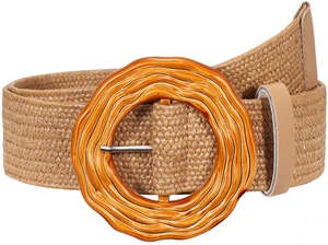 C O E CESCOSI Women Straw Woven Elastic Belt for Dresses Fashion Boho Braided Waist Belt Rattan Raffia Ladies Casual Belts C O E CESCOSI Women Straw Woven Elastic Belt for Dresses Fashion Boho Braided Waist Belt Rattan Raffia Ladies Casual Belts
