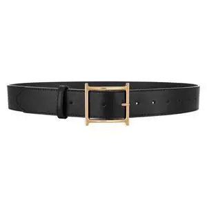 C O E CESCOSI Women Leather Belt for Jeans Pants Fashion Women Dress Belt Ladies Waist Belt with Square Gold Buckle 1.5'' C O E CESCOSI Women Leather Belt for Jeans Pants Fashion Women Dress Belt Ladies Waist Belt with Square Gold Buckle 1.5''