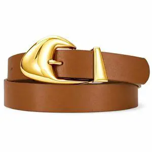 Balteus Black and Gold Belt for Women Stylish Chunky Gold Belt, Adjustable for Jeans, Dresses & Casual Fashion Balteus Black and Gold Belt for Women Stylish Chunky Gold Belt, Adjustable for Jeans, Dresses & Casual Fashion