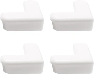 4Pcs White PVC Desk Edge Bumpers Adhesive Furniture Corner Protectors Protector Kit Anti-Collision Edge Safety Bumpers Proof Soft Self-Adhesive Table Sharp Edges Guard 4Pcs White PVC Desk Edge Bumpers Adhesive Furniture Corner Protectors Protector Kit Anti-Collision Edge Safety Bumpers Proof Soft Self-Adhesive Table Sharp Edges Guard