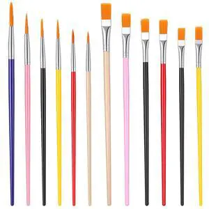 12PCS Cake Painting Brushes Set - Paint Brush for Cookies Cookie Paint Brushes Decorating for Dusting Edible Glitter Color for Painting Pastry, Cookie 12PCS Cake Painting Brushes Set - Paint Brush for Cookies Cookie Paint Brushes Decorating for Dusting Edible Glitter Color for Painting Pastry, Cookie