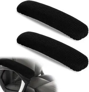 2PCS Office Chair Arm Covers | Polyester Removable Machine Washable Chair Arm Cover Stretchable Elastic Arm Rest Covers for Universal Office & Gaming Chairs 2PCS Office Chair Arm Covers | Polyester Removable Machine Washable Chair Arm Cover Stretchable Elastic Arm Rest Covers for Universal Office & Gaming Chairs