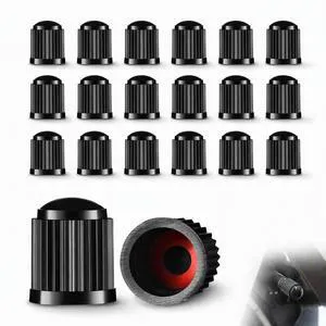 20PCS Tire Valve Stem Caps, Plastic Auto Wheel Stem Cover with O-Rubber Seal, Tire Valve Dust Cap Air Caps Cover, Universal Automotive Accessories for Car, SUV, Truck, Motorcycle (Black) 20PCS Tire Valve Stem Caps, Plastic Auto Wheel Stem Cover with O-Rubber Seal, Tire Valve Dust Cap Air Caps Cover, Universal Automotive Accessories for Car, SUV, Truck, Motorcycle (Black)