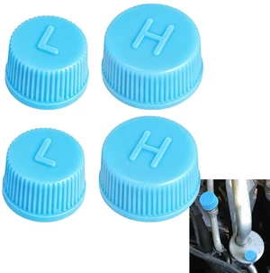 4Pcs Car A/C Valve Core Caps, Leakproof Air Conditioning System Seal Kit, R134a Air Conditioning Repair System Charging Port Caps, Car Accessories High & Low Pressure Valve Cap for Vehicles AC (4PCS) 4Pcs Car A/C Valve Core Caps, Leakproof Air Conditioning System Seal Kit, R134a Air Conditioning Repair System Charging Port Caps, Car Accessories High & Low Pressure Valve Cap for Vehicles AC (4PCS)