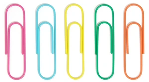 5ct Jumbo Paper Clips Brights 5ct Jumbo Paper Clips Brights