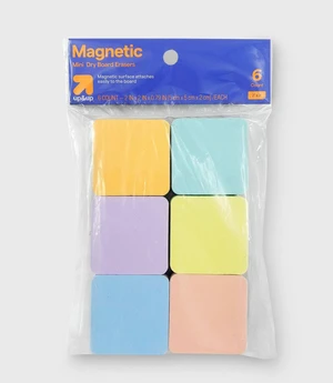 6ct Mini Whiteboard Novelty Erasers 6ct Mini Whiteboard Novelty Erasers