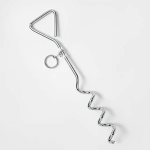 Chrome Dog Stake - Boots & Barkley Chrome Dog Stake - Boots & Barkley