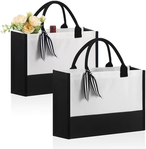 Personalized Classic Canvas Tote Bag(Black and White), for Wedding, Birthday, Beach, Perfect Gifts for Women Personalized Classic Canvas Tote Bag(Black and White), for Wedding, Birthday, Beach, Perfect Gifts for Women