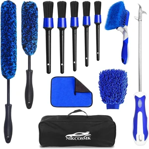12Pcs Wheel Brush Kit for Cleaning Wheel and Tire, Wheel and Rim Brush, Car Detailing Brushes, Tire Brush, Bendable & Durable Car Wheel Rim Cleaner Brush Set,Car Detailing Cleaning Brush Supplies Kit 12Pcs Wheel Brush Kit for Cleaning Wheel and Tire, Wheel and Rim Brush, Car Detailing Brushes, Tire Brush, Bendable & Durable Car Wheel Rim Cleaner Brush Set,Car Detailing Cleaning Brush Supplies Kit