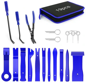 19Pcs Trim Removal Tool Set & Clip Plier Upholstery Remover Nylon Car Panel Removal Set with Portable Storage Bag 19Pcs Trim Removal Tool Set & Clip Plier Upholstery Remover Nylon Car Panel Removal Set with Portable Storage Bag