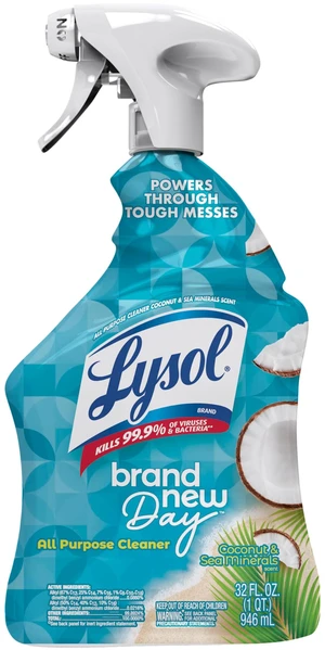 Lysol All Purpose Cleaner Spray Disinfectant Coconut 32oz Lysol All Purpose Cleaner Spray Disinfectant Coconut 32oz